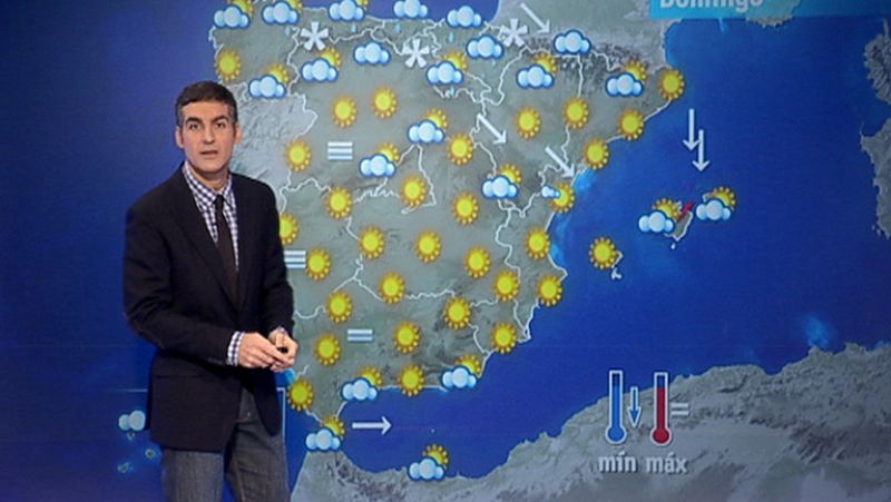 Lluvia en el Cantábrico y Pirineos y nevadas desde 600 m. en el norte