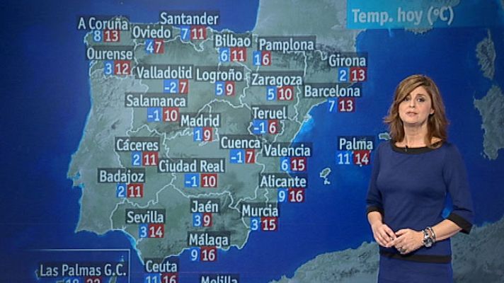 El tiempo - Temperaturas en descenso y heladas