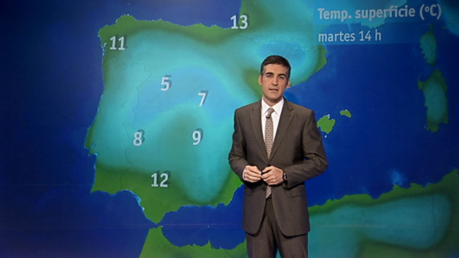 Nuboso en Galicia y lluvia en el norte peninsular y en sistema central