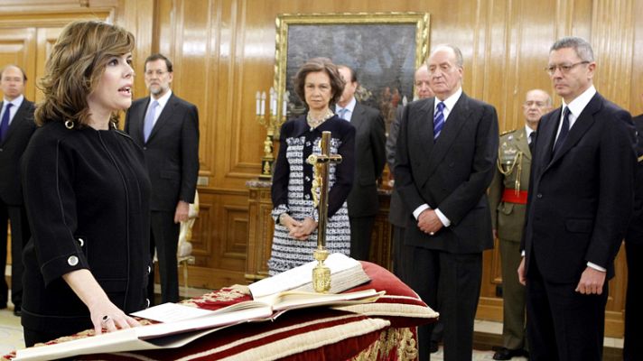 Telediario 1 - Sáenz de Santamaría, número dos