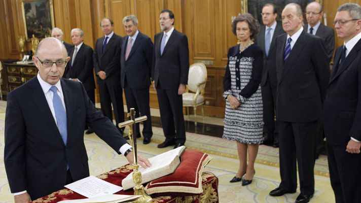 Telediario 1 - Montoro ministro de Hacienda