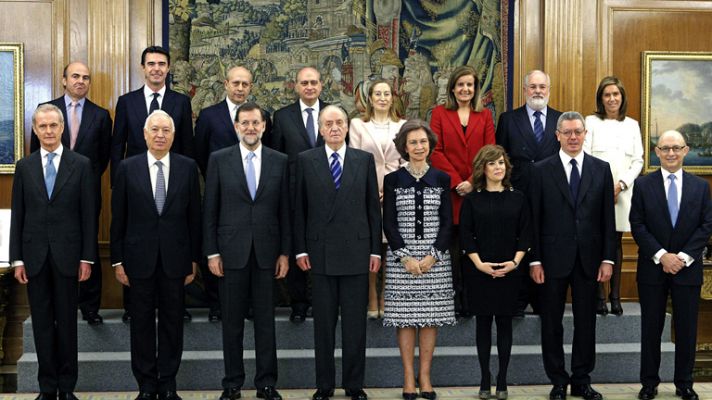 Telediario 1 - Jura de los ministros