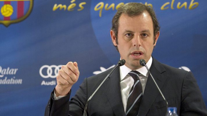 Telediario 1 - Rosell no habla de Neymar