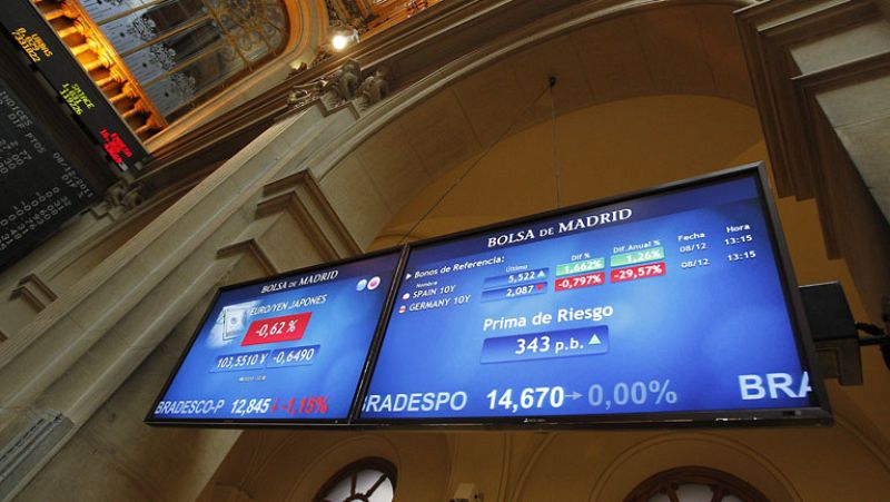 Las Bolsas europeas suben en una jornada de calma, pero la prima de riesgo sube