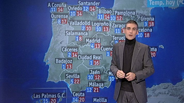 El tiempo - Posible nieve en el norte