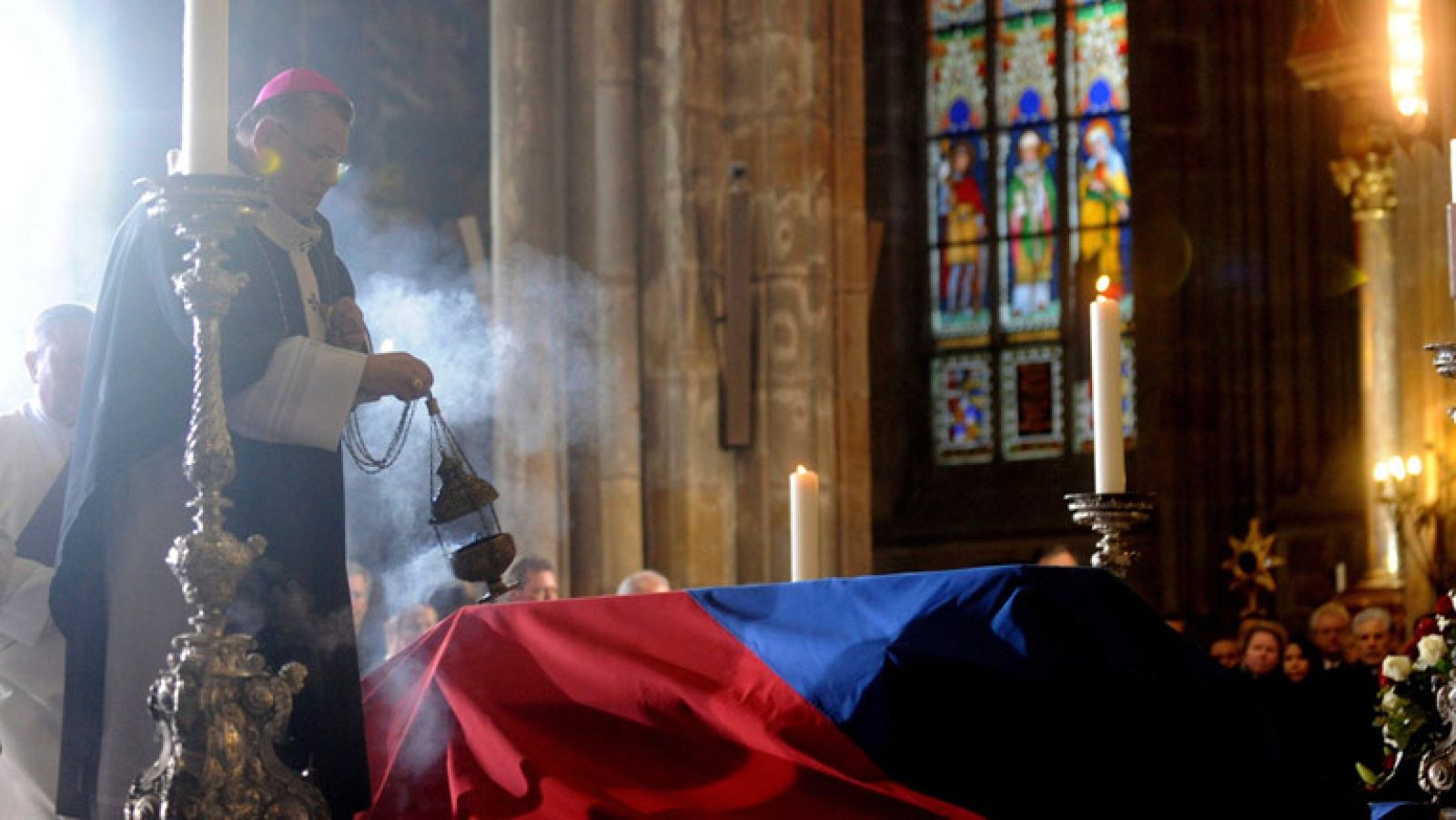 Presencia internacional en el funeral de estado en Praga por el expresidente Vaclav Havel