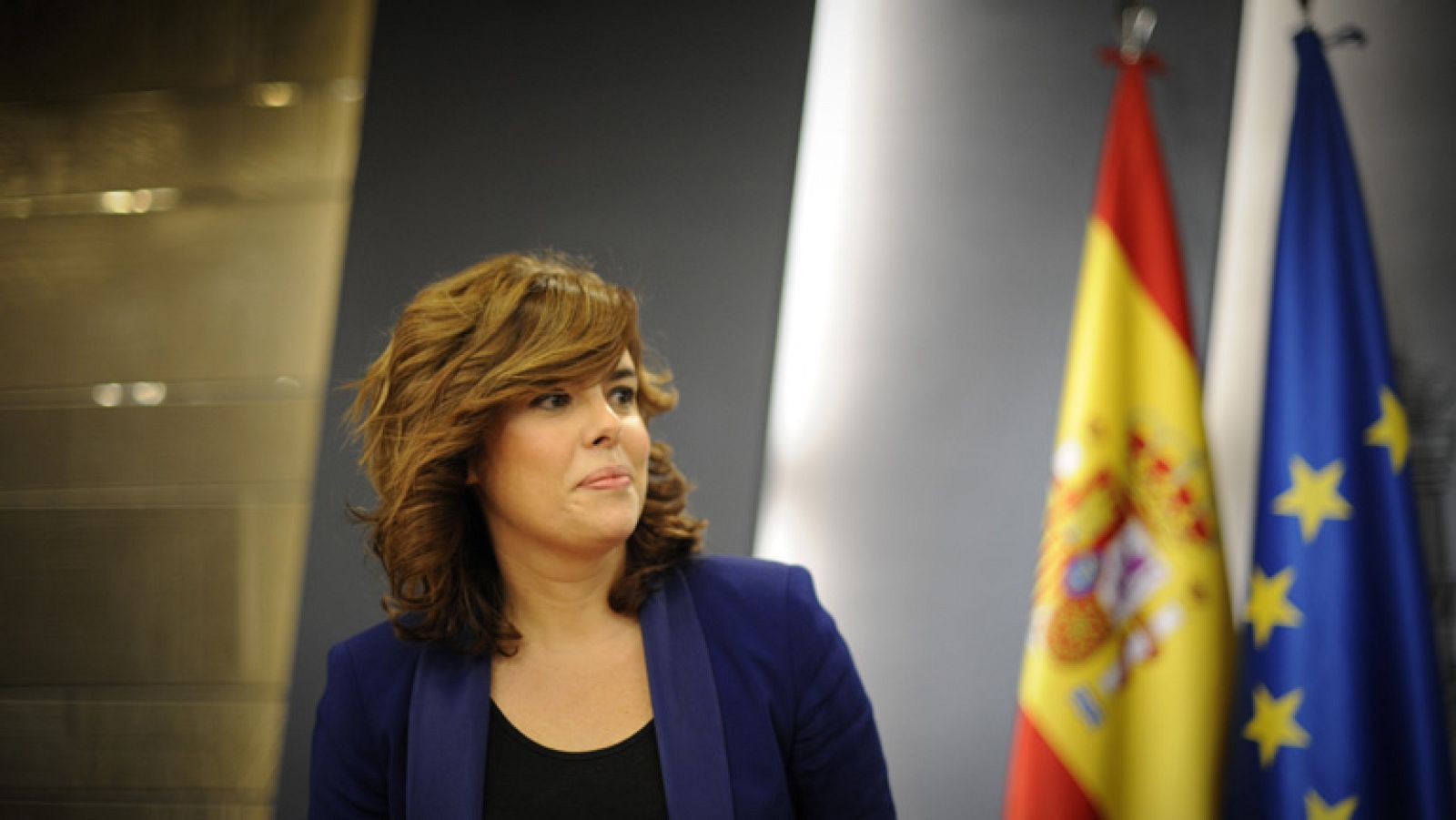 La vicepresidenta Soraya Saénz de Santamaría se estrena como portavoz del Gobierno