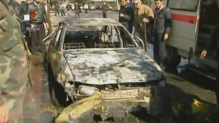 Telediario 1 - Coche bomba en Damasco