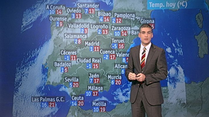 El tiempo - Lluvias en el norte y viento