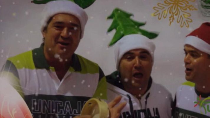 Telediario 1 - Feliz Navidad desde Unicaja y Valencia Basket