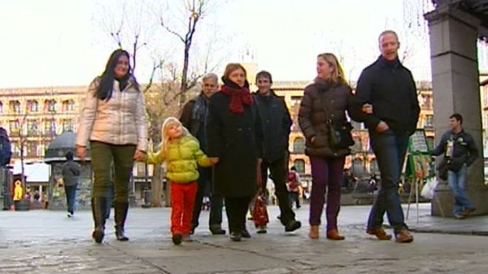 Telediario 1 - Cenas navideñas