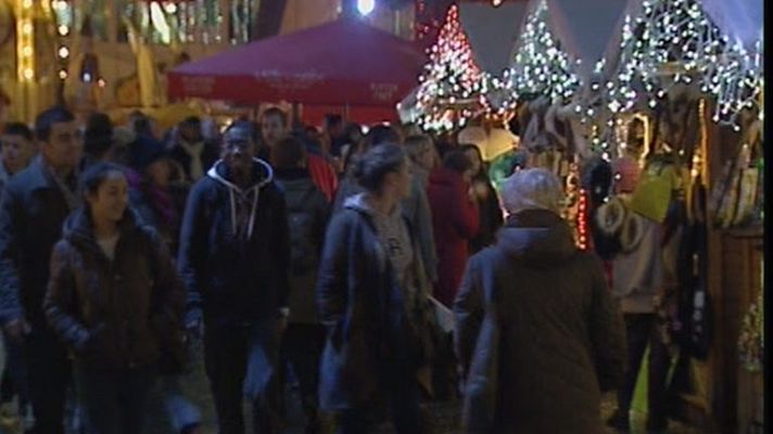 Telediario 1 - Mercadillo de Bruselas