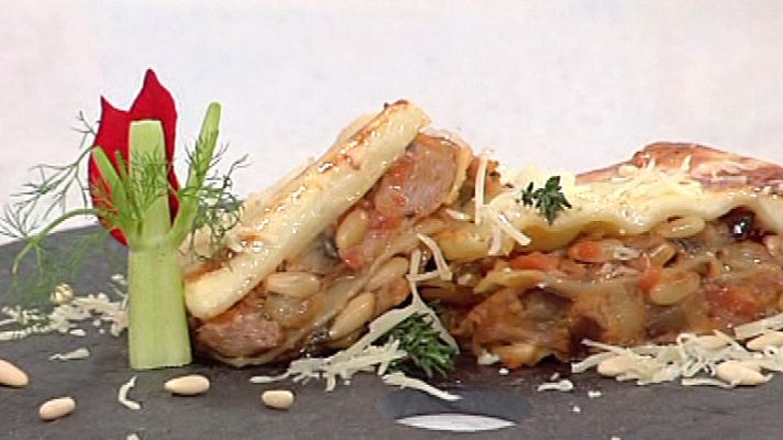 RTVE Cocina - Lasaña de cordero y verduras