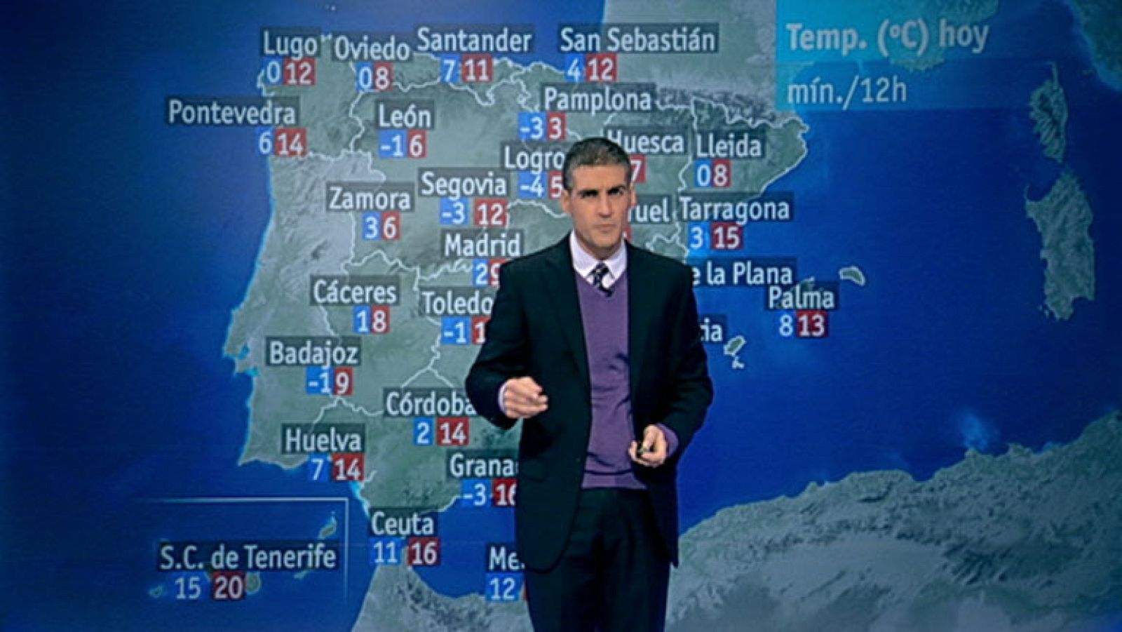 Viento fuerte en el Estrecho y heladas en el centro y norte peninsular