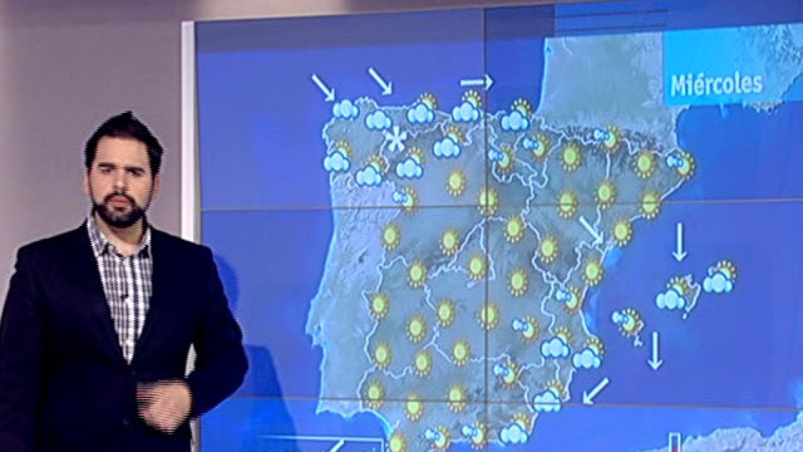 Nuboso en el extremo noroeste peninsular y heladas en el interior - El tiempo | Ver