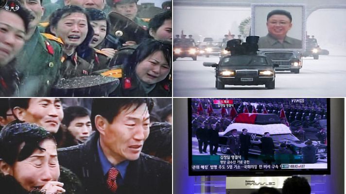 Telediario 1 - El nuevo líder de Corea del Norte da el último adiós a su padre, Kim Jong-il