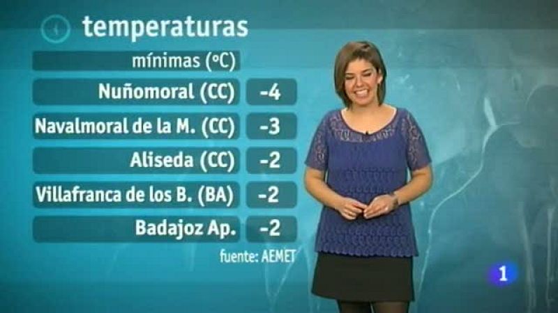 El tiempo en Extremadura - 28/12//11 | Ver