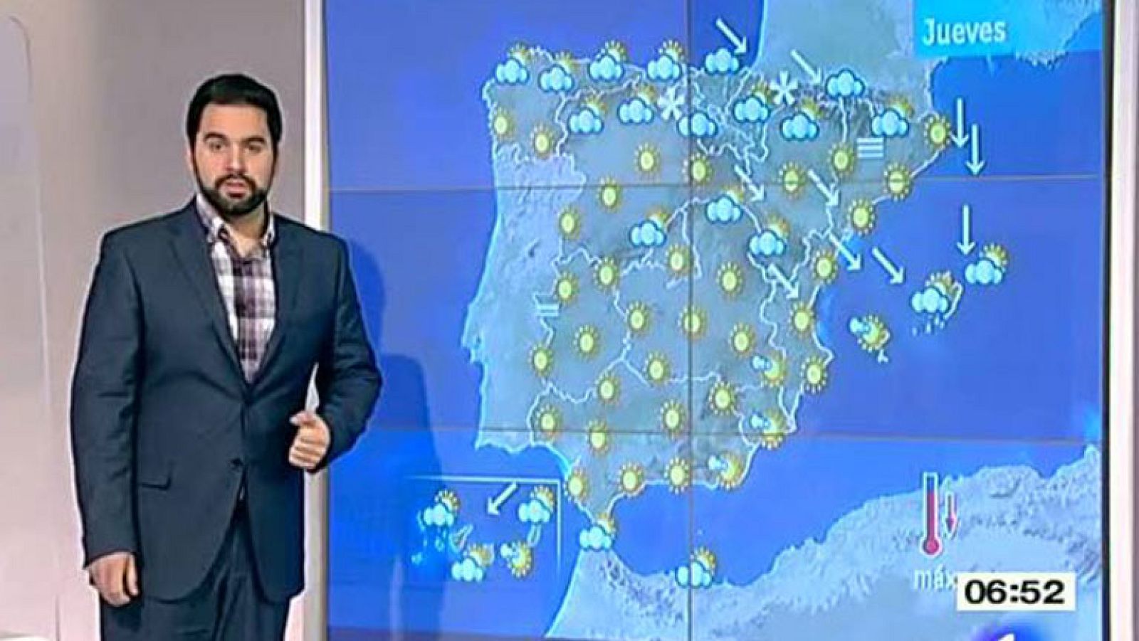 Cielos despejados y temperaturas en descenso