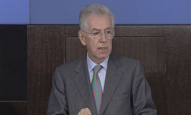 Telediario 1 - Monti habla del plan de crecimiento