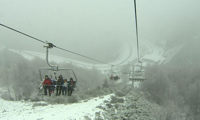 Telediario 1 - Frío y viento