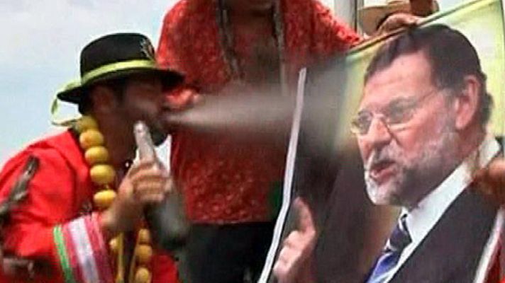 Informativo 24h - Chamanes celebran un rito religioso para librar a los mandatarios mundiales de la profecía maya