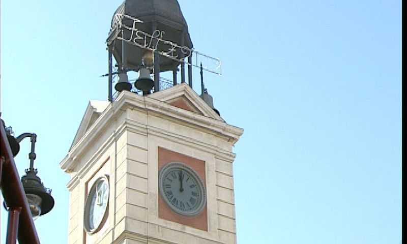 El reloj de la Puerta del Sol pasa el ensayo general antes de su gran noche
