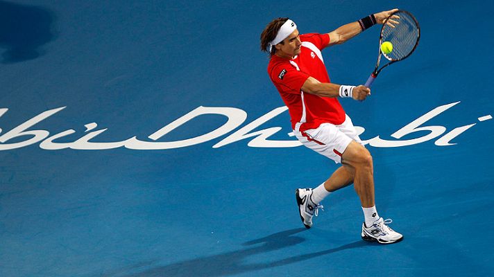 Telediario 1 - Ferrer sorprende a Nadal