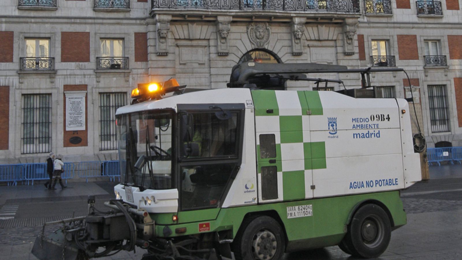 La puerta del Sol recupera la normailidad tras recibir al 2012