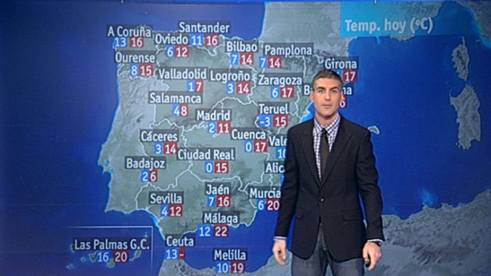 El tiempo - Intervalos de viento fuerte