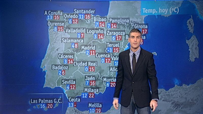 Intervalos de viento fuerte en Baleares y en el litoral