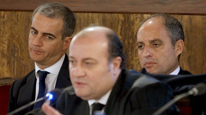 Telediario 1 - Este lunes acabarán de declarar los testigos del juicio del caso Gürtel que juzga a Camps
