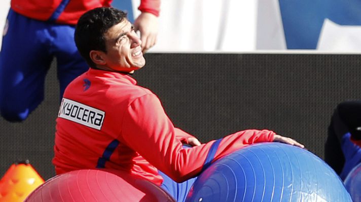 Telediario 1 - Reyes se entrena con el Atlético