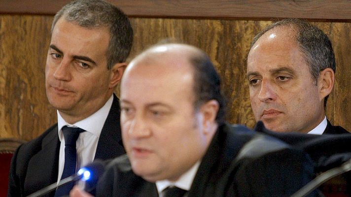 Telediario 1 - El escolta y el chófer de Camps ratifican su versión de que pagó los trajes en efectivo