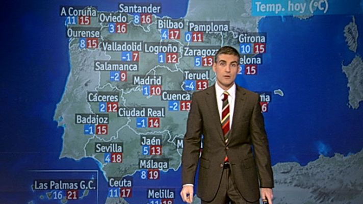 El tiempo - Intervalos de viento fuerte