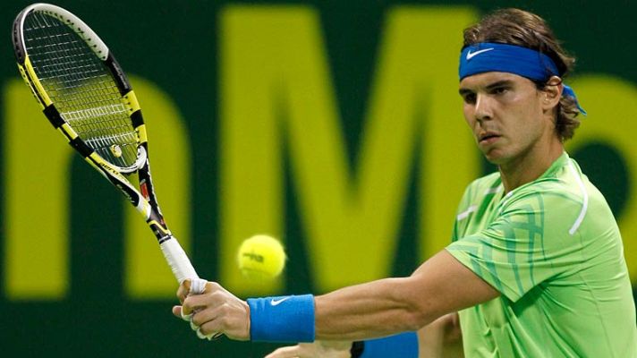 Telediario 1 - Primer triunfo de Nadal en Doha