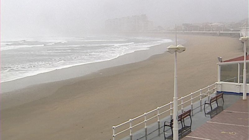 Alerta meteorológica en las costas cantábrica y gallega