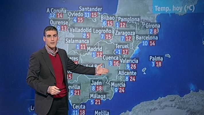 El tiempo - Viento fuerte en el cantábrico