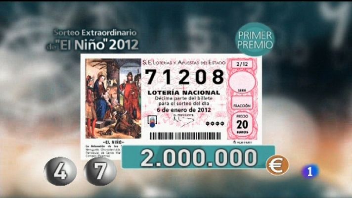 Lotería del Niño - Lotería del Niño 2012