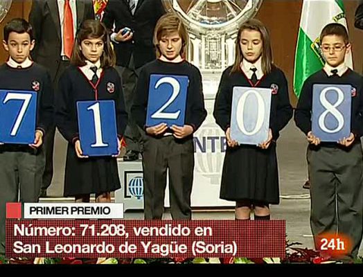 Informativo 24h - El primer premio de 'El niño' para el 71.208 vendido en Soria