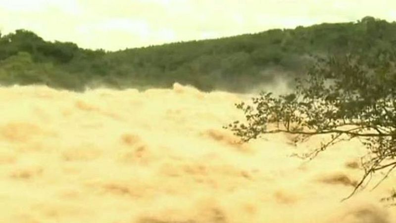 Se desborda un dique en el norte del estado de Río de Janeiro | Ver