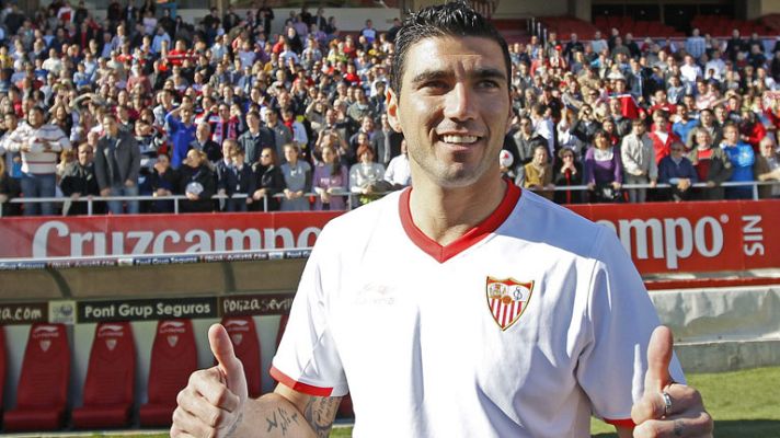 Telediario 1 - Reyes quiere títulos con el Sevilla