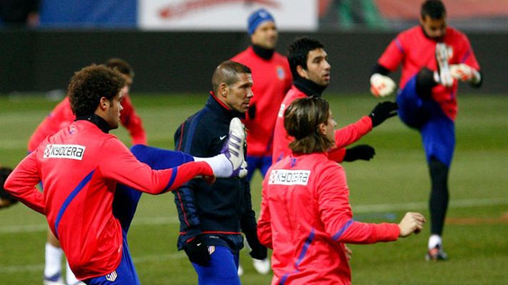 Telediario 1 - Simeone se estrena ante el Málaga