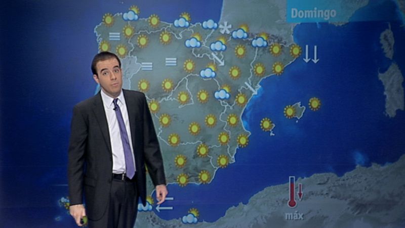 Lunes nuboso y nublado, pero sin lluvia ni cambios en las temperaturas