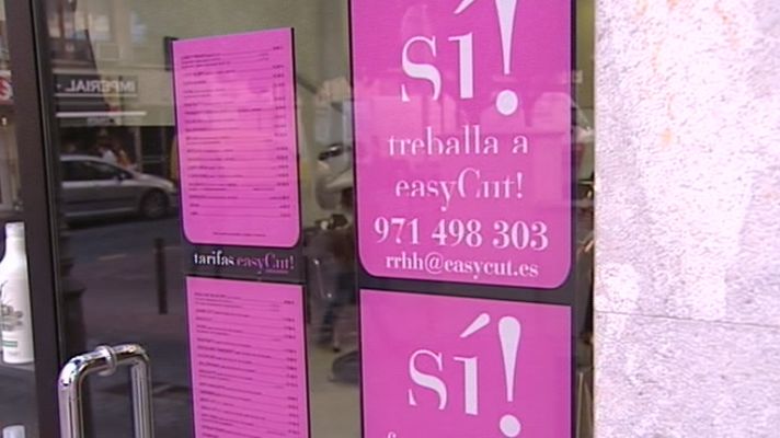 Telediario 1 - Las franquicias y los emprendedores