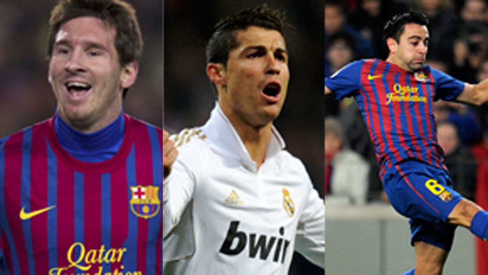 Messi, Xavi y Cristiano, a por el Balón de Oro | Ver