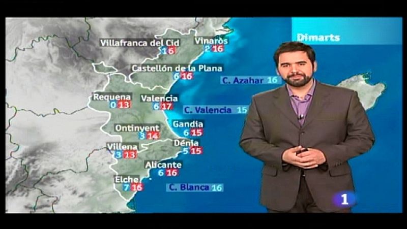 El tiempo en la Comunidad Valenciana - 09/01/12 - Ver ahora