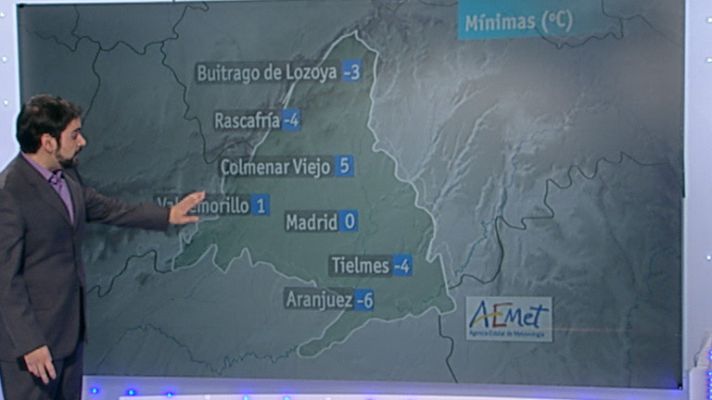 Informativo de Madrid - El tiempo en la Comunidad de Madrid - 09/01/12