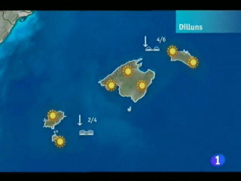 El temps a les Illes Balears - 09/01/12
