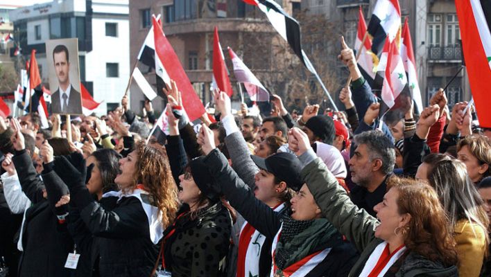 Telediario 1 - Tensión entre Siria y Catar