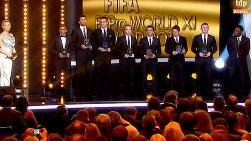 Seis españoles en el once ideal de la FIFA